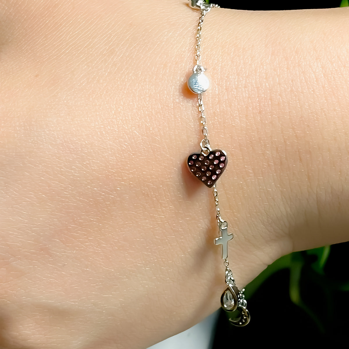 Theia Charm Bracelet – Sterling Silver 925