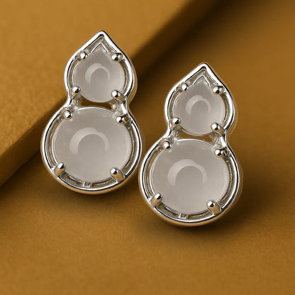 Pearl Mist Duo Stud Earrings