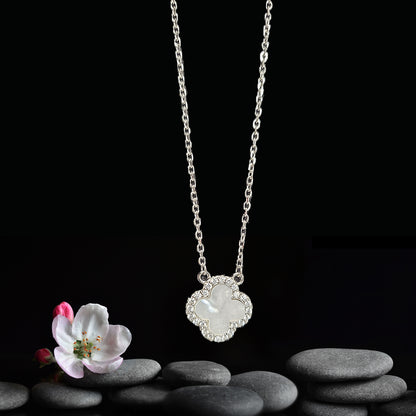 Celeste Blossom Silver Pendant Necklace