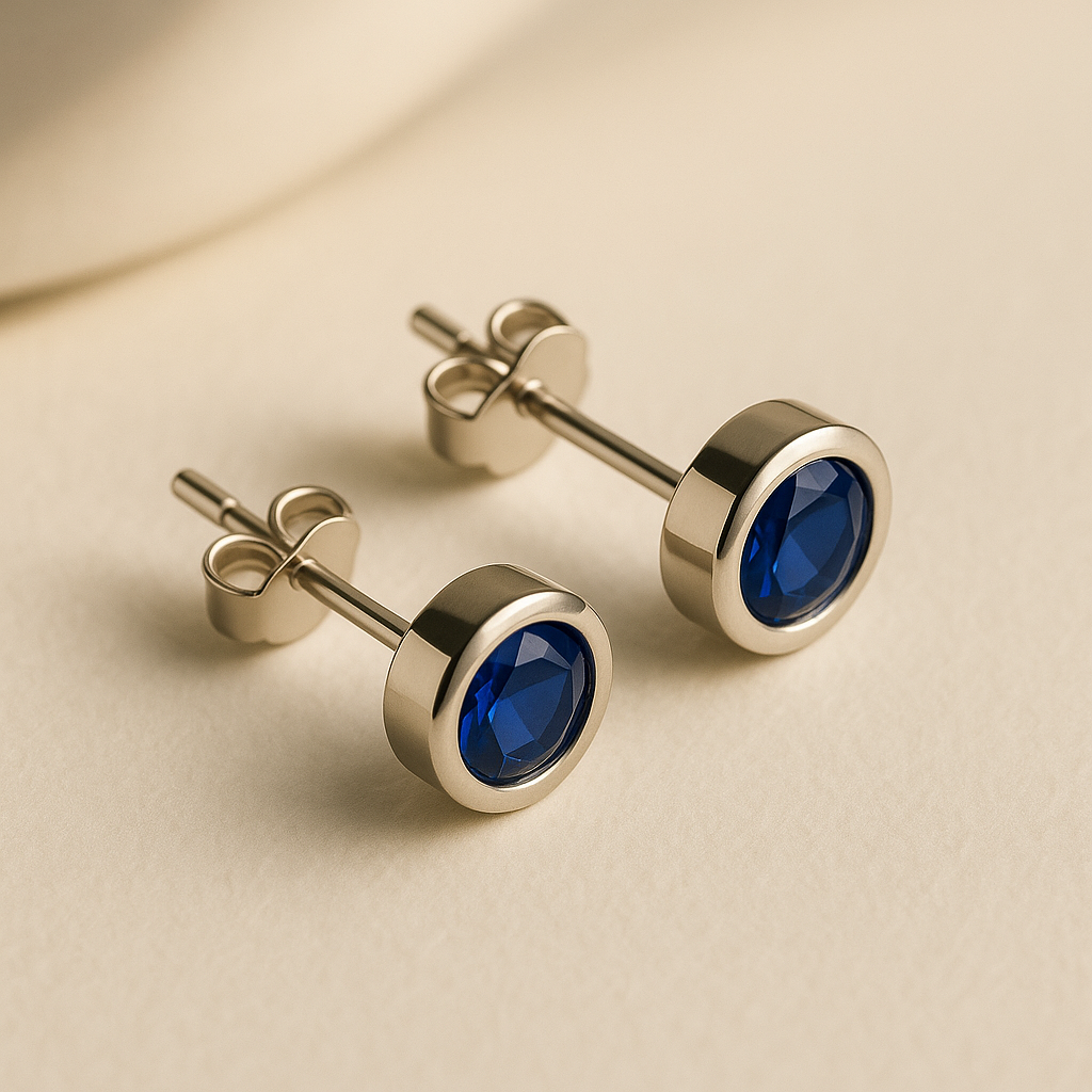 20250602_2307_Elegant Sapphire Studs_remix_01jwrvfd80fxf8xjpabdpjwspa