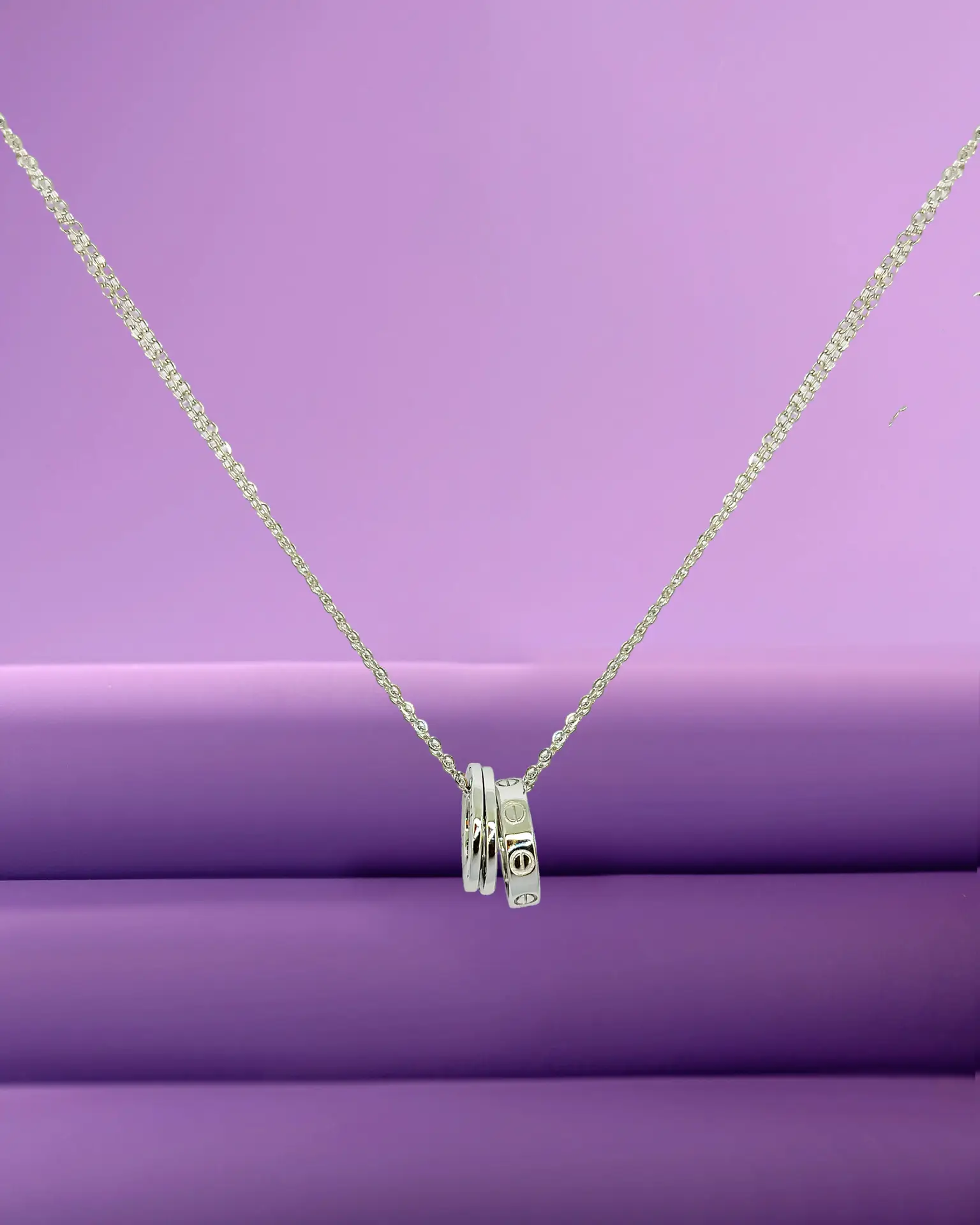 Theia Infinity Link Pendant Necklace