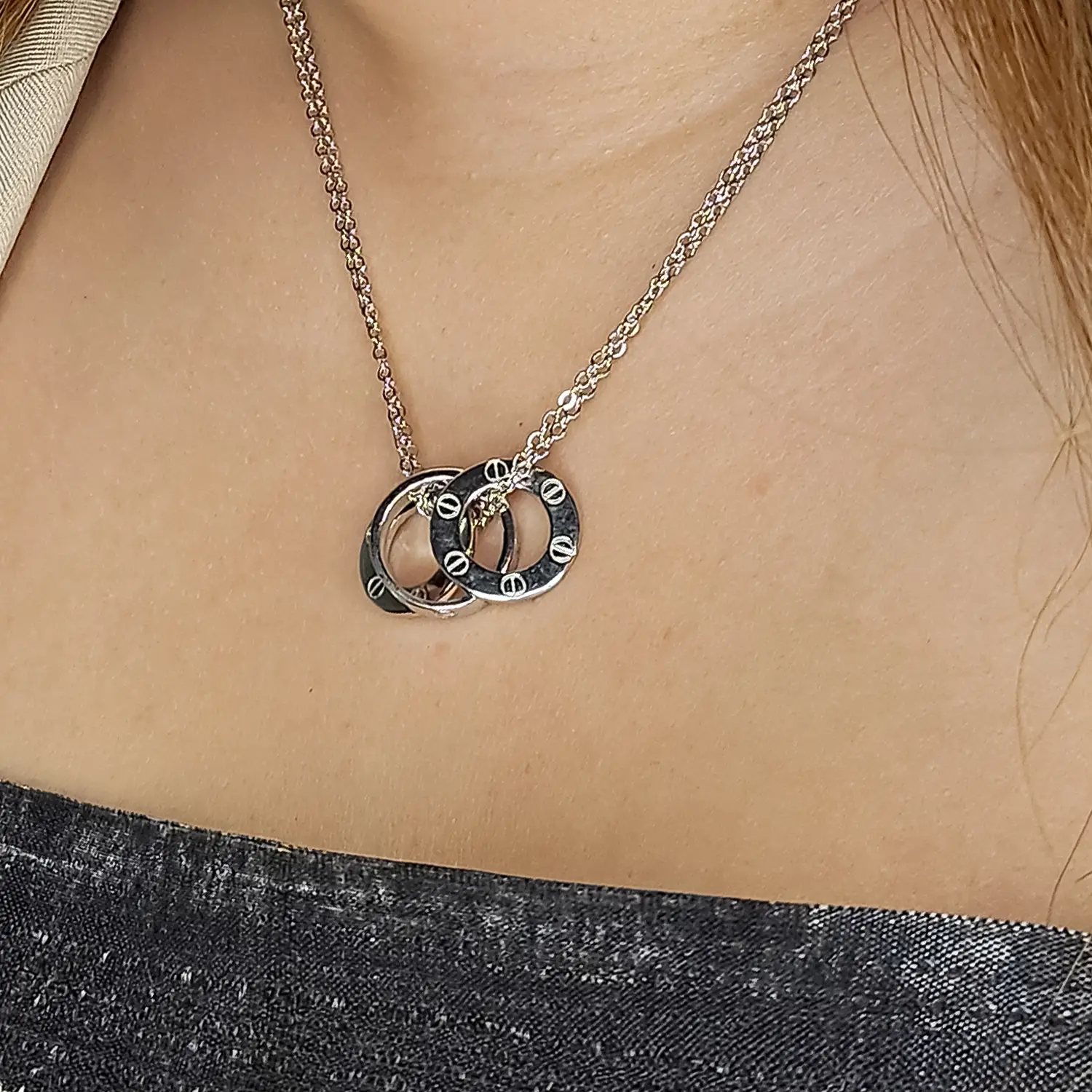 Theia Infinity Link Pendant Necklace