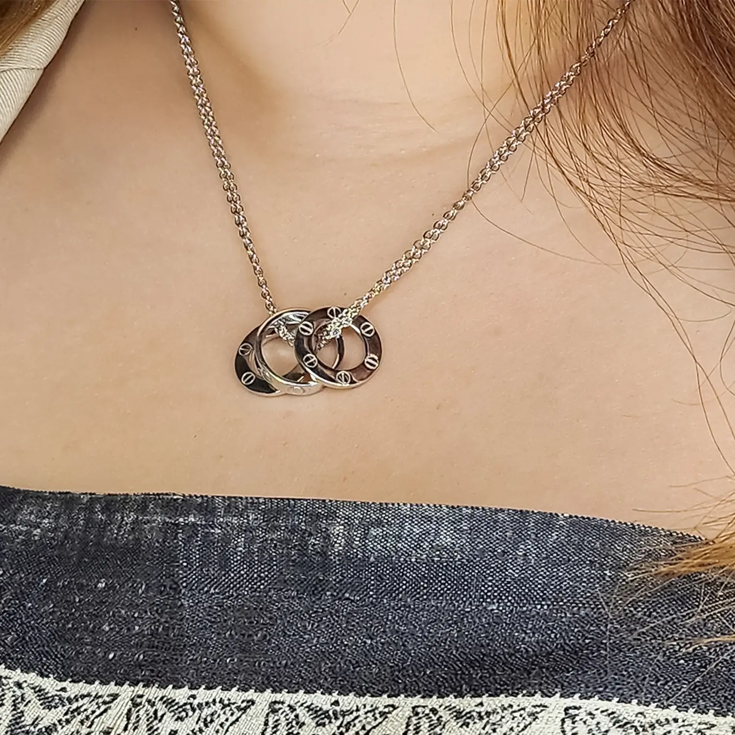 Theia Infinity Link Pendant Necklace